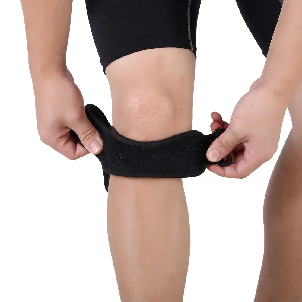 

1Pc Knee Support Belt New Sporting Running Basketball Fitness Knee Support Strap Bands Patella Protector Kneecap Posture Correct
