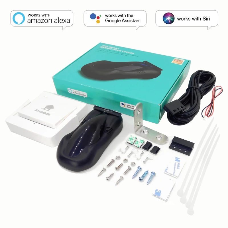 

Пульт дистанционного управления для гаражных ворот Tuya, Wi-Fi, беспроводной, инфракрасный, работает с Alexa, Google Home