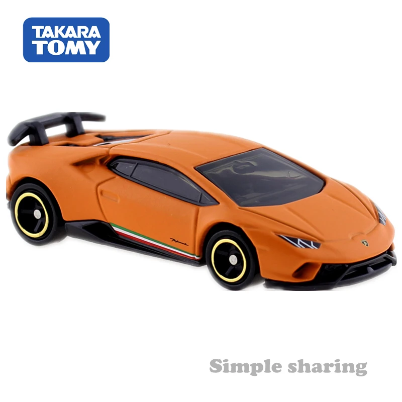Takara Tomy Tomica No.34 Lamborghini Huracan Performante Sports Car Toy Scale 1:62 Diecast Roadster Mould Funny Kids Doll | Игрушки и