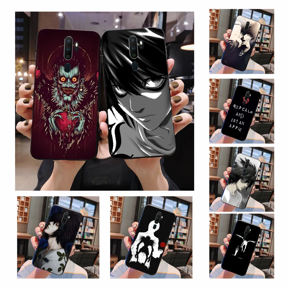 NBDRUICAI Аниме Манга тетрадь смерти ТПУ Мягкий силиконовый чехол для телефона Oppo A5 A9
