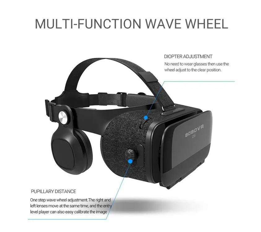 HiMISS VR Z5 Virtual Reality Glasses 3d Headset Google Cardboard Helmet Goggles | Электроника