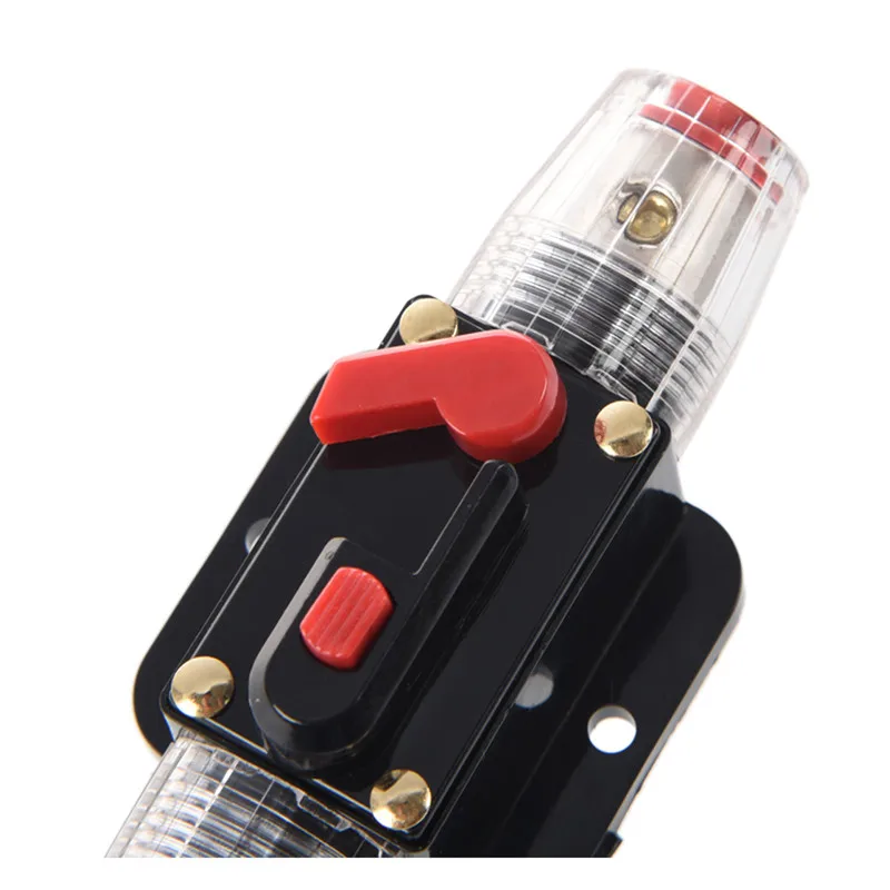 

Car Audio Inline Circuit Breaker Fuse Holder 12v-24v System Protection