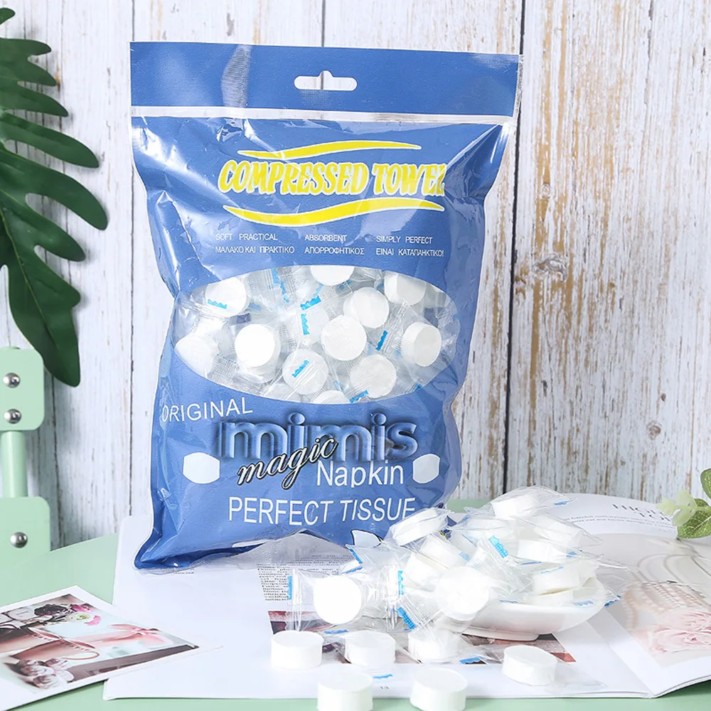 100 шт./лот волшебная салфетка одноразовое сжатое полотенце салфетки для монет