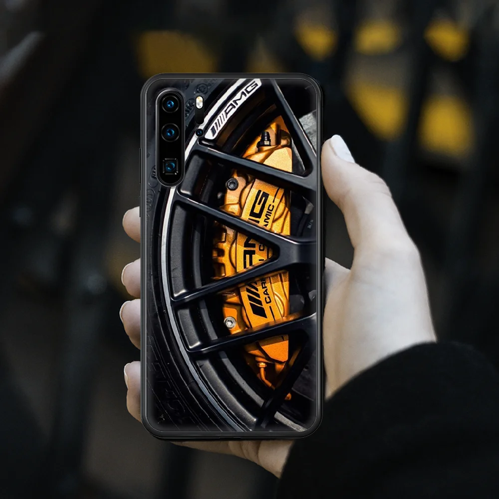 

Motorsport Amge Tire Car Phone Case cover For huawei p 8 9 10 20 30 40 P pro Smart 2019 Z lite mini black Cell Fashion Shell