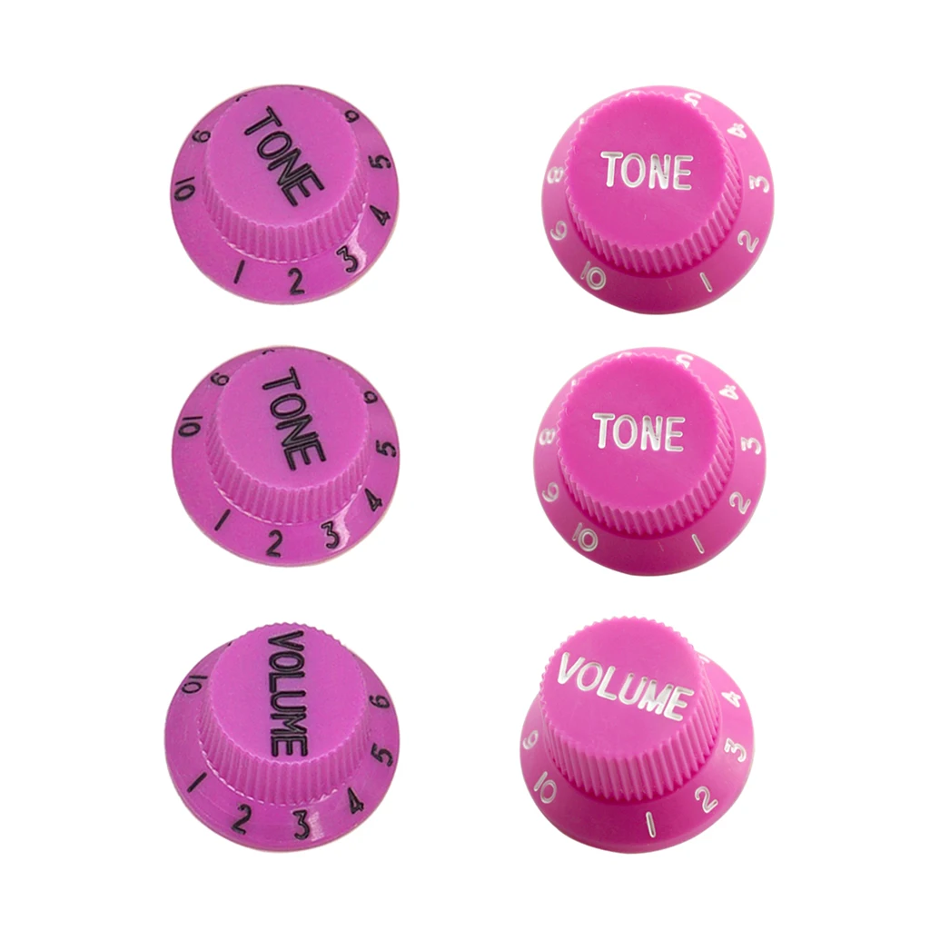 3 шт. колокольчик Стиль гитары Скорость ручки 1 объем и 2 тон для Fender ST SQ