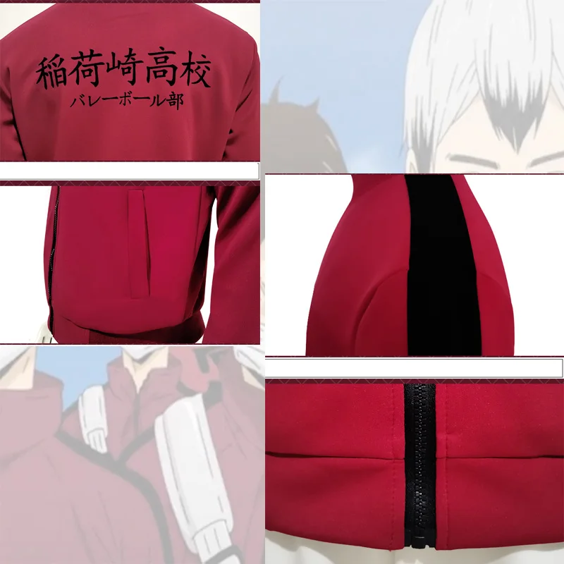 

Anime Haikyuu Season 4 School Uniform Miya Atsumu Cosplay Volleyball Game Sportswear Jacket Pants