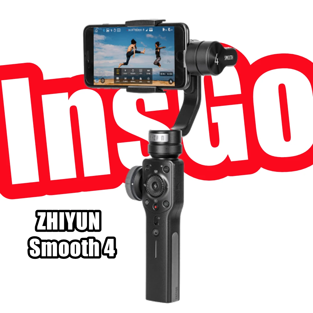 3-осевой Ручной Стабилизатор ZHIYUN Smooth 4 для смартфонов iPhone XS 11 HUAWEI Xiaomi Samsung Galaxy |