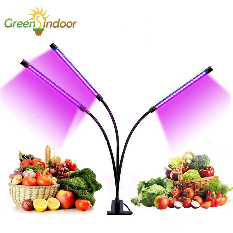 Крытый светодиодные лампы для растений 27 Вт USB СВЕТОДИОДНЫЙ светильник Фито