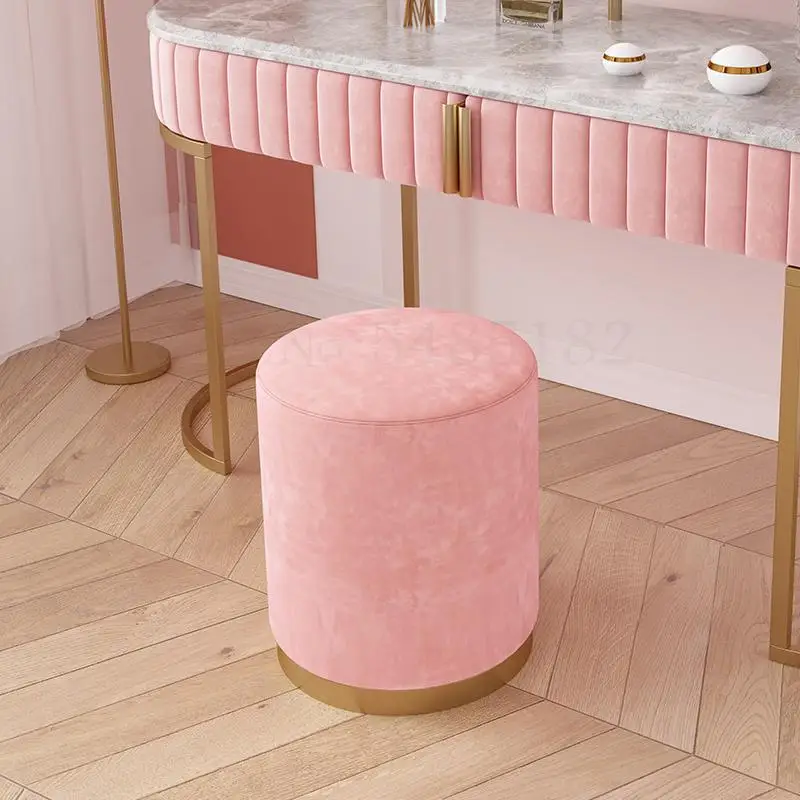 Скандинавский туалетный столик табурет для спальни небольшой стул простой