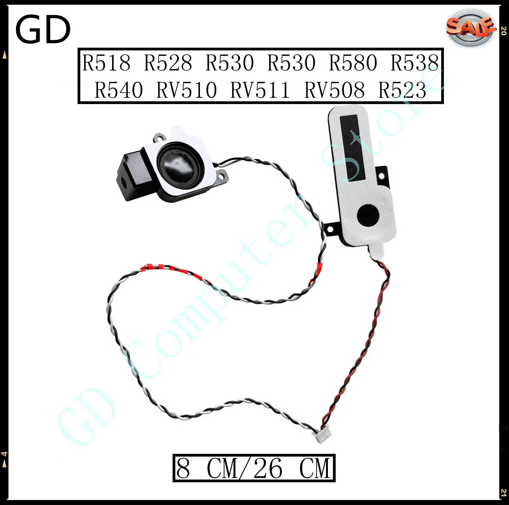 Новый оригинальный GD для SAMSUNG R518 R528 R530 R580 R538 R540 RV510 RV511 RV508 R523 встроенный динамик 8