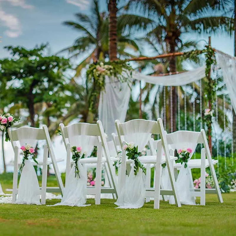 Прозрачные тюлевые арки из органзы 5 м/лот рулон шелковых цветов украшения для