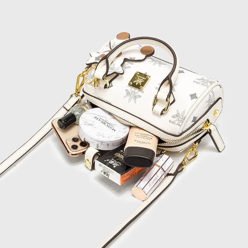 

Top Quality Luxury Brand Letter Printed Small Boston Bag All-match Crossbody Shoulder Bag Designer Handbag Luxury Borse Da Donna