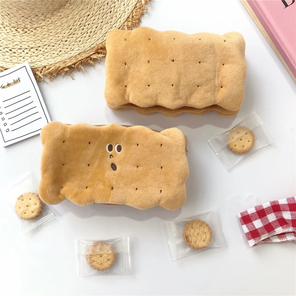 Милый пенал для карандашей с печеньем чехлы милый подарок личные канцелярские