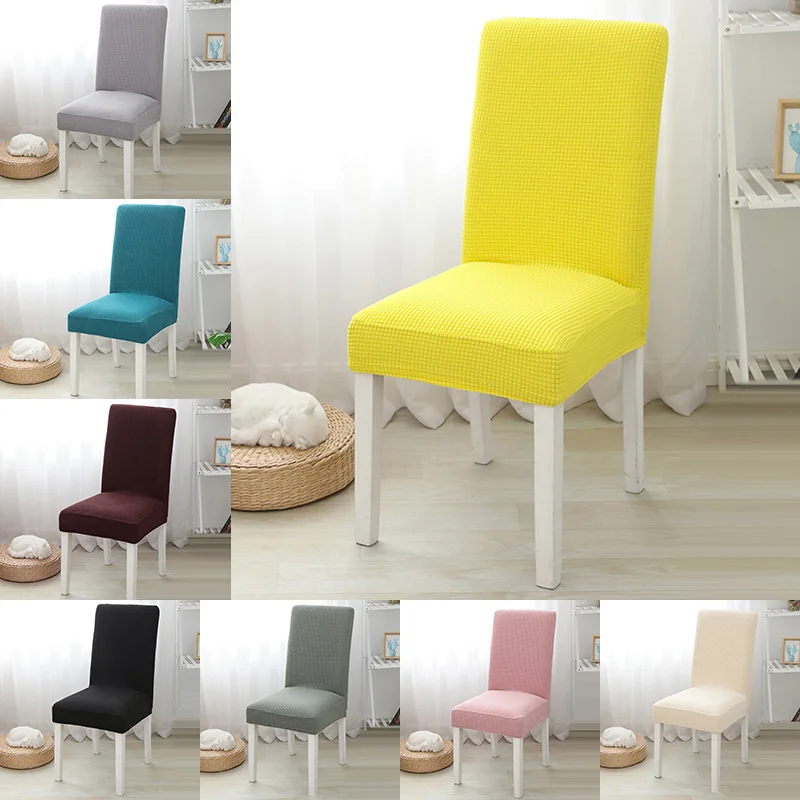 

Elastic Chair Covers Super Soft Dining Chair Slipcover Modern Removable Anti-Dirty Chair Cover For Banquet Dining Room/Kitchen