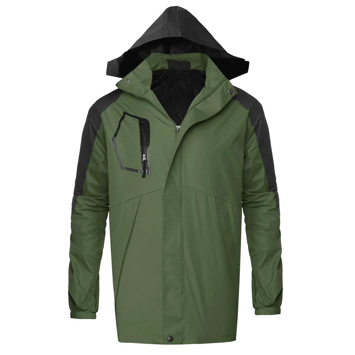 Dark green Водонепроницаемая куртка для катания на лыжах, теплая куртка для мужчин и женщин, зимняя куртка с флисовой подкладкой, ветрозащитная куртка для катания на сноуборде, теплые зимние костюмы - Цвет: Dark green