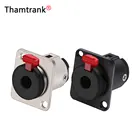 4 шт.лот 3,5-дюймовый стерео гнездо для микрофона и кабеля с 2 отверстиями