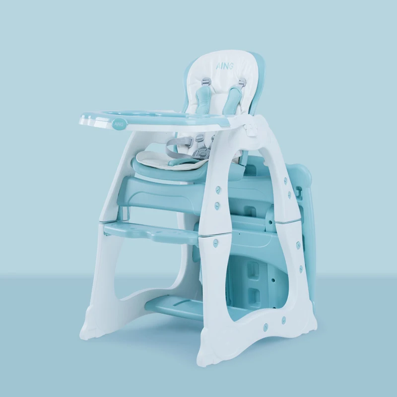 Детский обеденный стул стол для кормления ребенка с высокой стопой