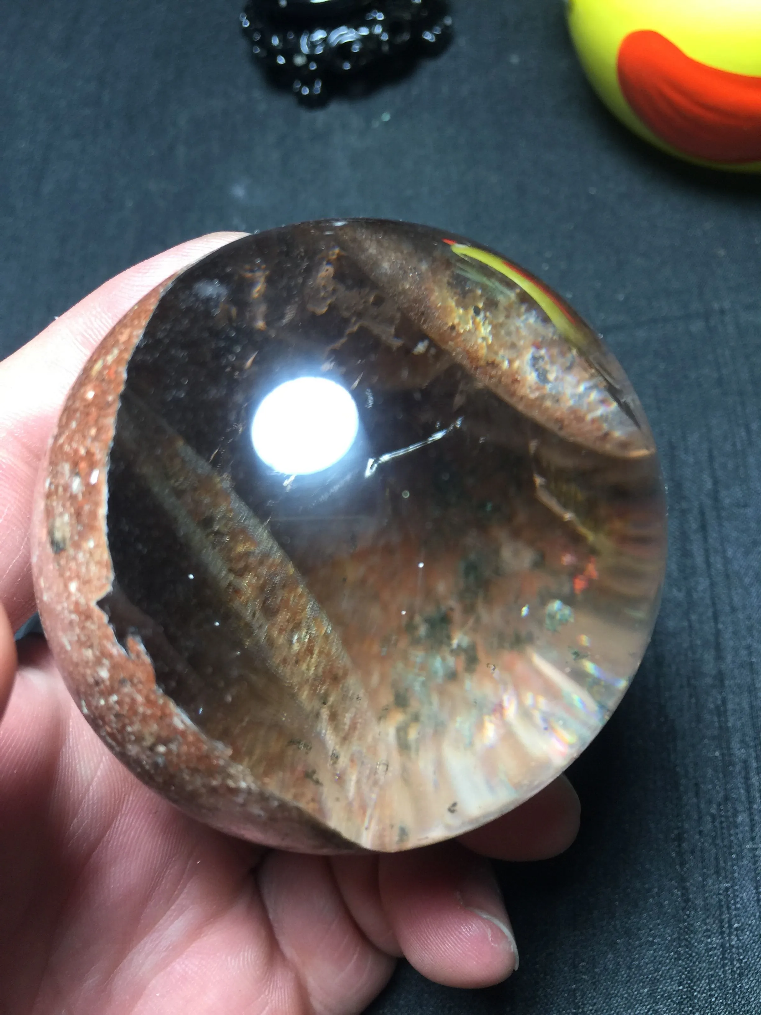 Природный сад двойной мост хрустальный шар кварц кристалл мистическая энергия