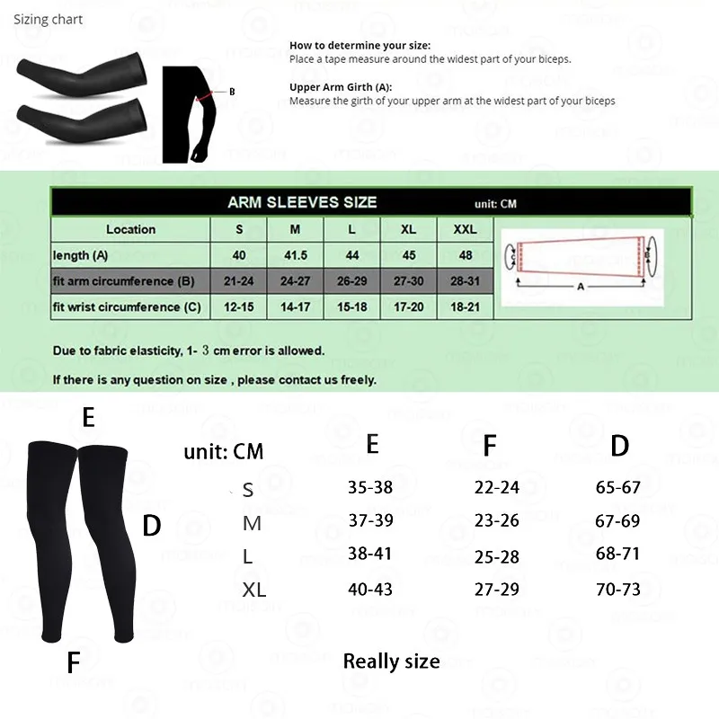 

2021 New Men Women Sports Arm Compression Sleeve Cycling Arm Warmer Summer Running UV Protection Sunscreen Bands Sleeve