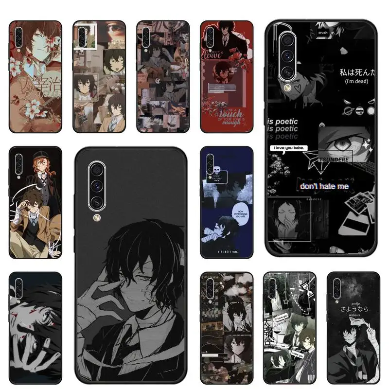 

Anime Bungou Stray Dogs Dazai Phone Case For Samsung galaxy S note 7 8 9 10 20 fe edge A 6 10 20 30 50 51 70 lite plus Funda