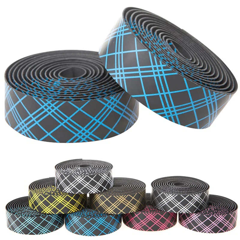 

Road Bike Handle Bar Tape Cycling Accessories Color Line Bicycle Handlebars Breathable Non-slip Dead Fly Bicycle Straps