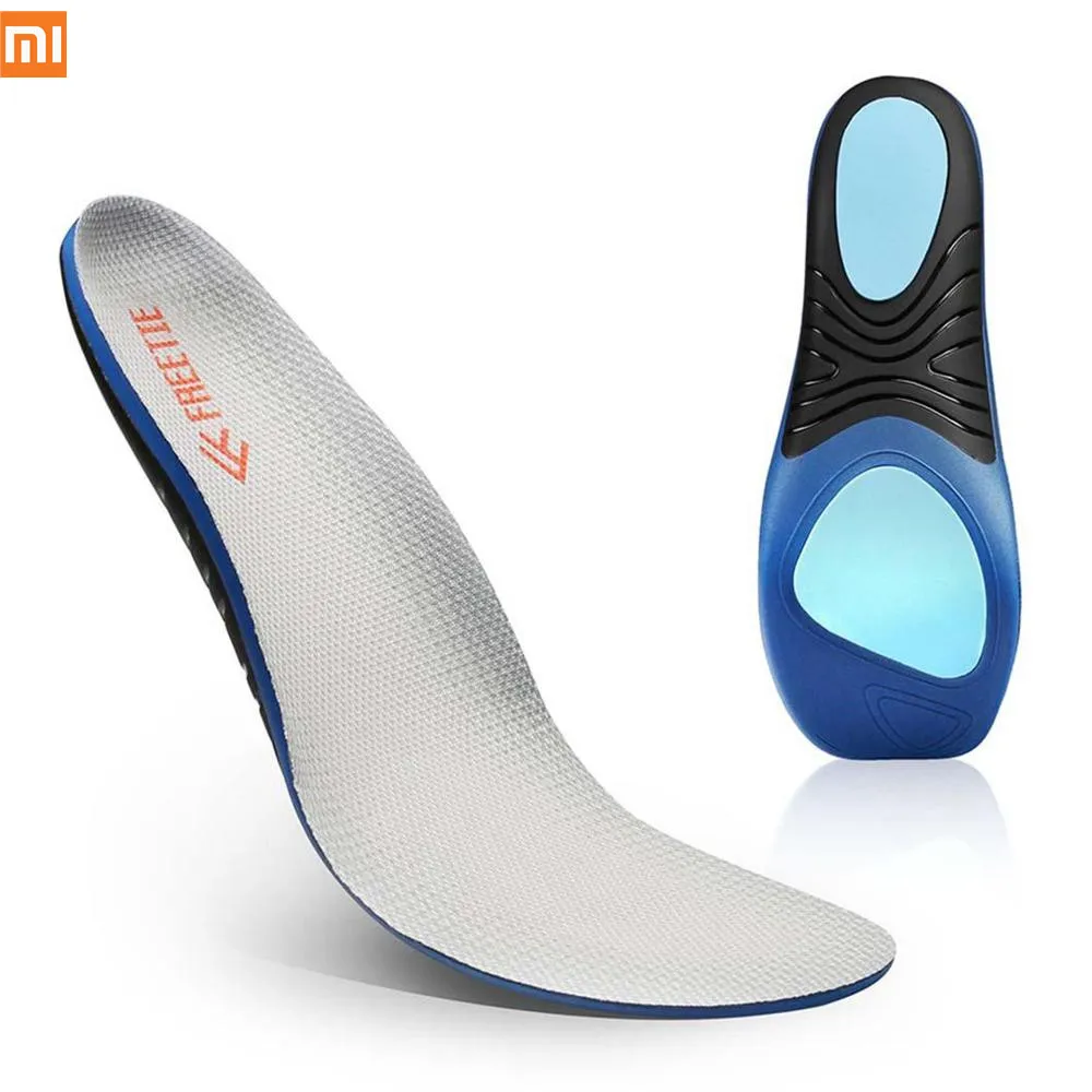 Xiaomi Freetie EVA амортизация спортивные стельки удобные высокие эластичные стельки поддержка бега дышащий пот колодки обуви