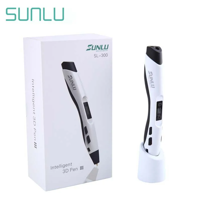 

3D Printing Pen SL-300 new DIY gift free ship with UK EU US Plug 8 Digital Speed Control for Drawing and DIY