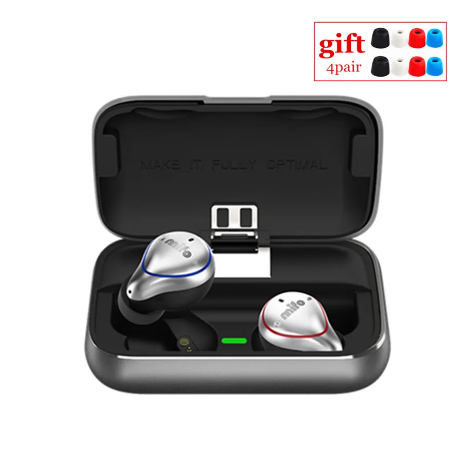 Mifo O5 \ Plus Bluetooth 5 0 настоящая Беспроводная гарнитура бинауральные мини наушники в