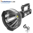 Портативный XHP70.2 фонарь мощный светодиодный вспышка светильник Водонепроницаемый Точечный светильник USB Перезаряжаемые поиск светильник с Base Рыбалка светильник Фонари