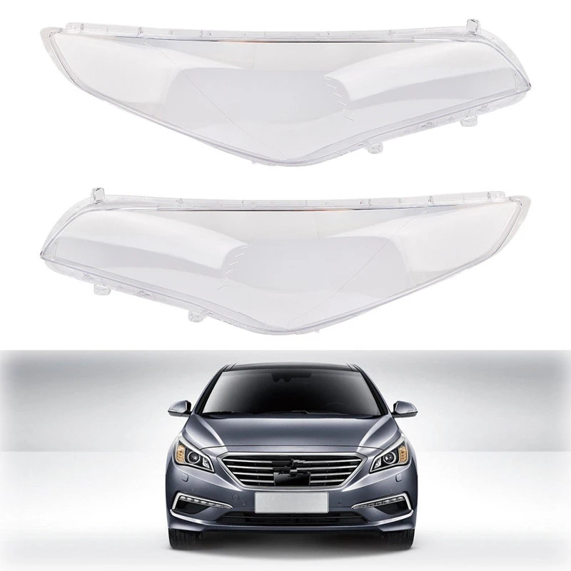 Автомобильная фара крышка объектива подходит для 2015 2017 hyundai Sonata 9 (правый/левый