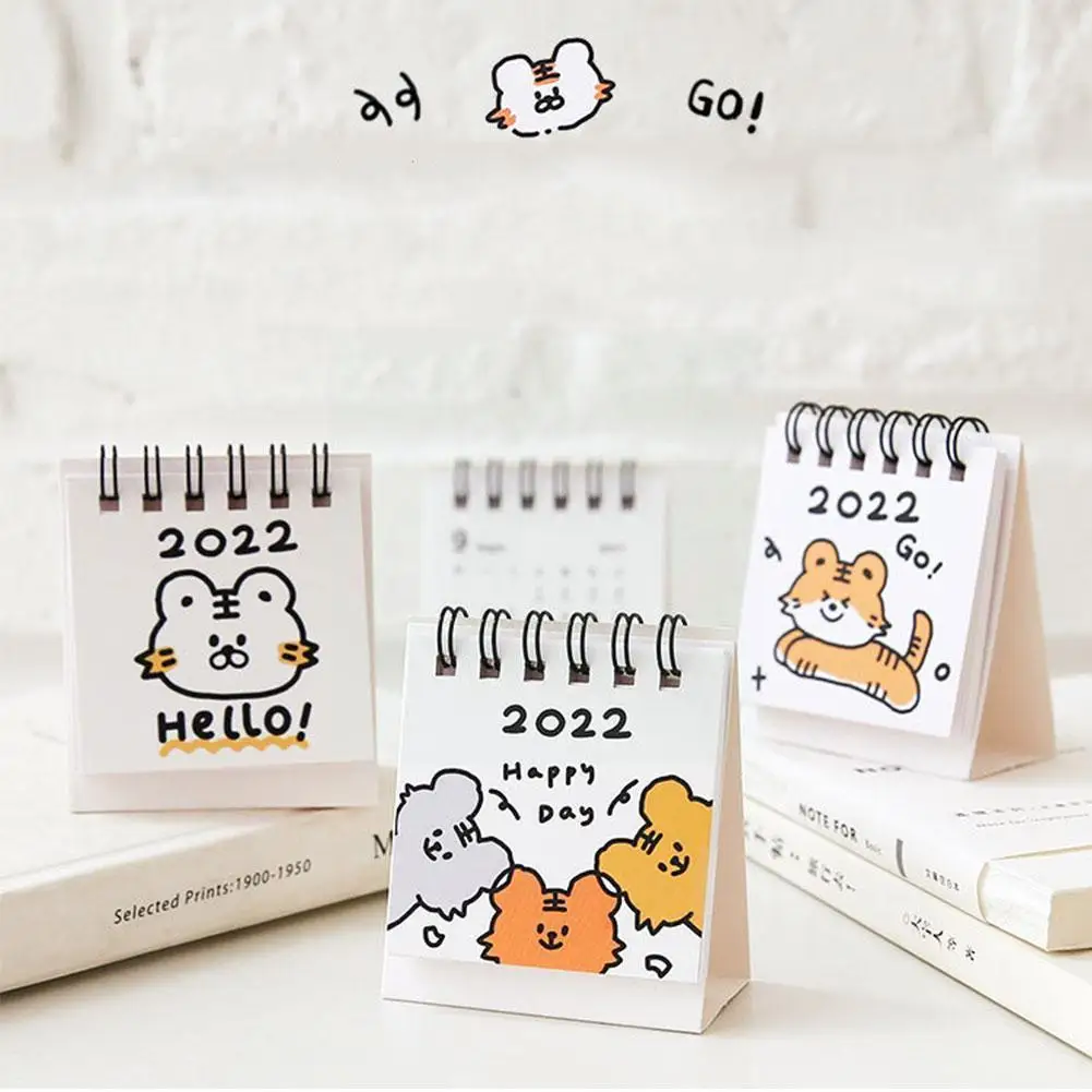 

2022 календарь, фотообои с милыми животными, Настольные принадлежности