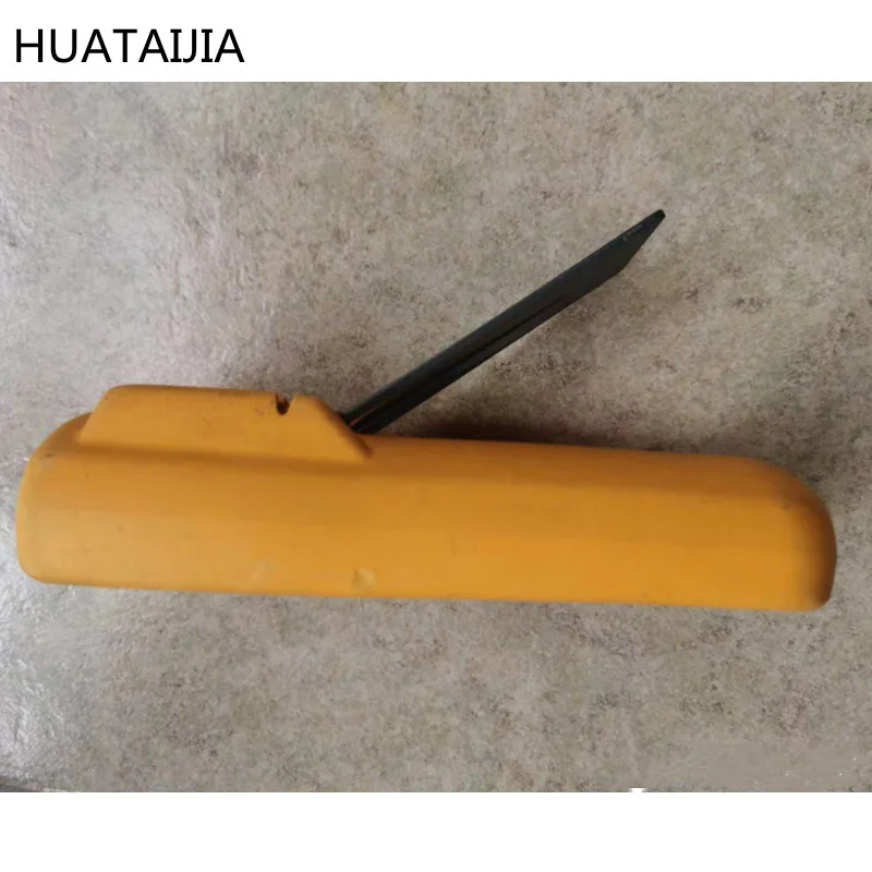 Estuche usado y antiguo para FLUKE 15B, funda trasera amarilla con bater&iacute;a fluke 15B-2
