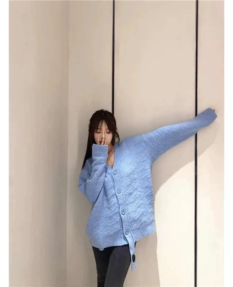 

2021 Women Sweater Autumn and Winter New Knitted Cardigan Loose Sweater Women Jacket