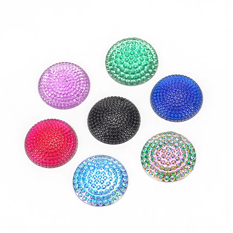 Круглые бусины из смолы 12 мм имитация плоской задней части скрапбукинг ремесла