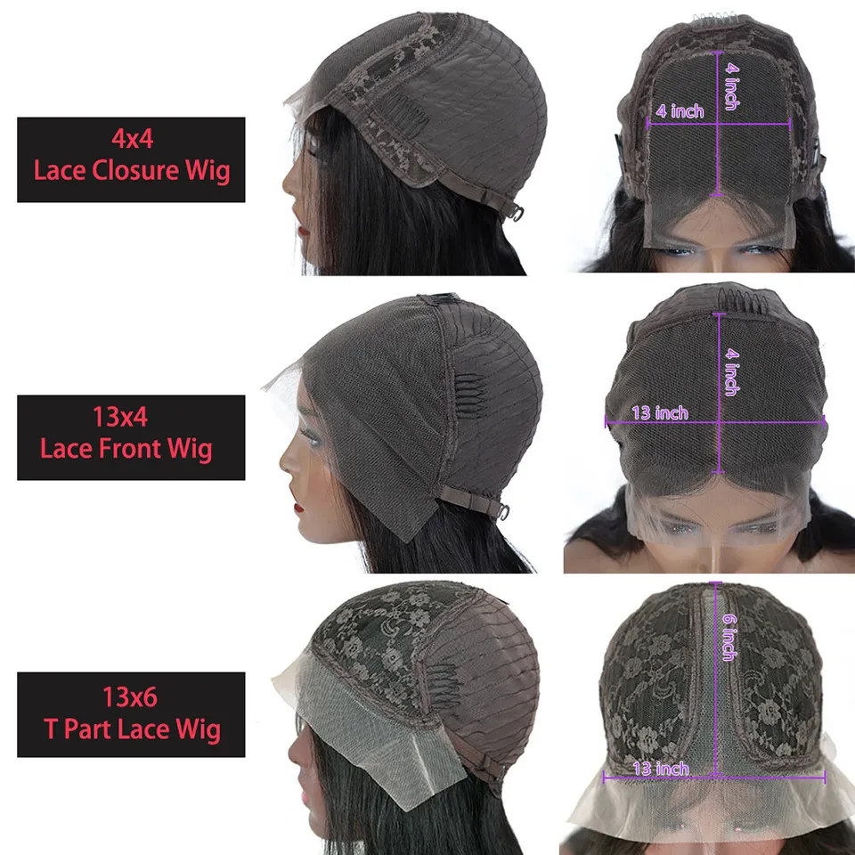 

Bestsojoy Kinky Curly Wig 13x4 Lace Front Wigs For Women Brazilian Natural Color Remy Human Hair Glueless 4x4 Lace Closure Wigs