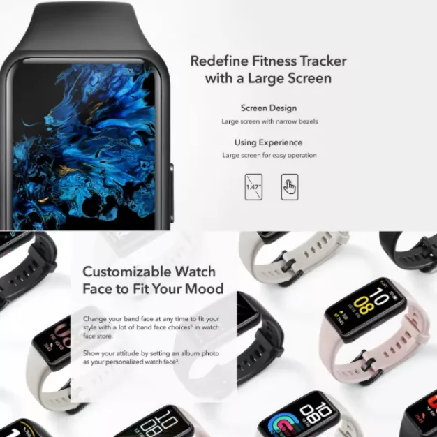 Смарт-браслет HONOR Band 6 с AMOLED-экраном 1 47 дюйма водостойкий | Электроника
