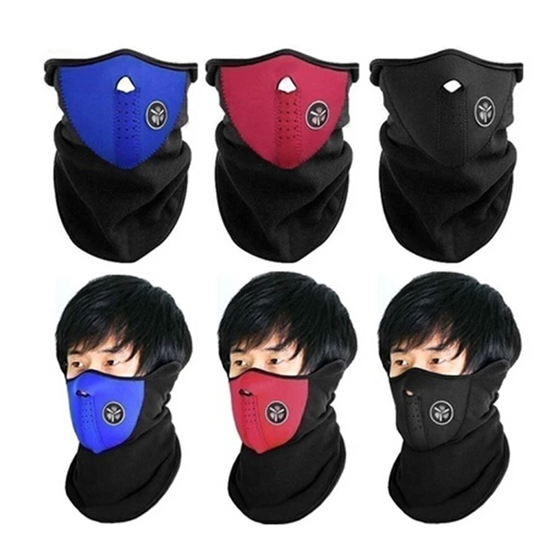 Unisex Motorcycle Warm Mask Neck Snowboard Bike Riding Scarf Accessories Windproof Outdoor Sports Ski Cycling Bicycle | Автомобили и