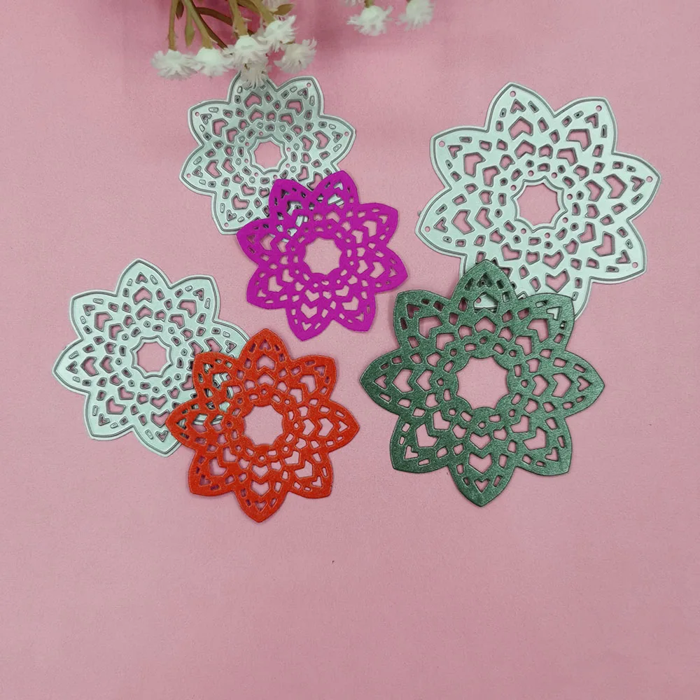

Flower Metal Cutting Dies Stencil For Scrapbooking Card Making DIY Mold Embossing Folder Craft Knife Mould Album Stamps Die Cuts