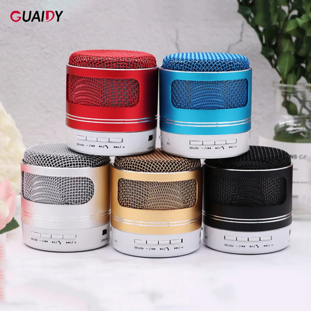 

Mini Bluetooth V4.1 Wireless Speaker Colorful LED Light TF Card USB HD Stereo For iPhone Android Cell Phone Universal Music