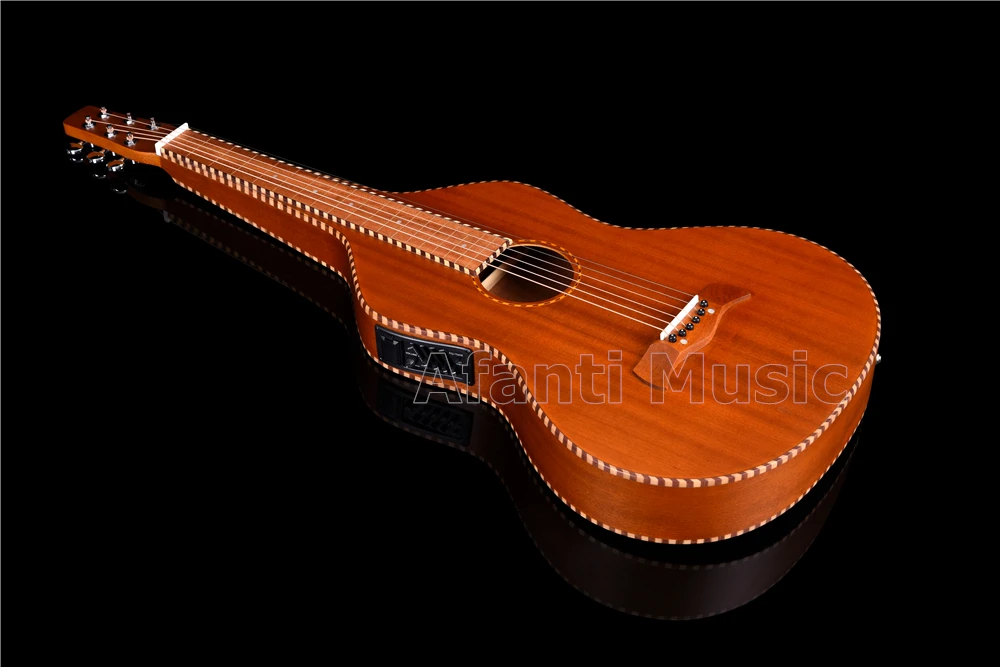 Afanti музыка все Sapele Дерево Weissenborn Гавайская гитара(HG-735