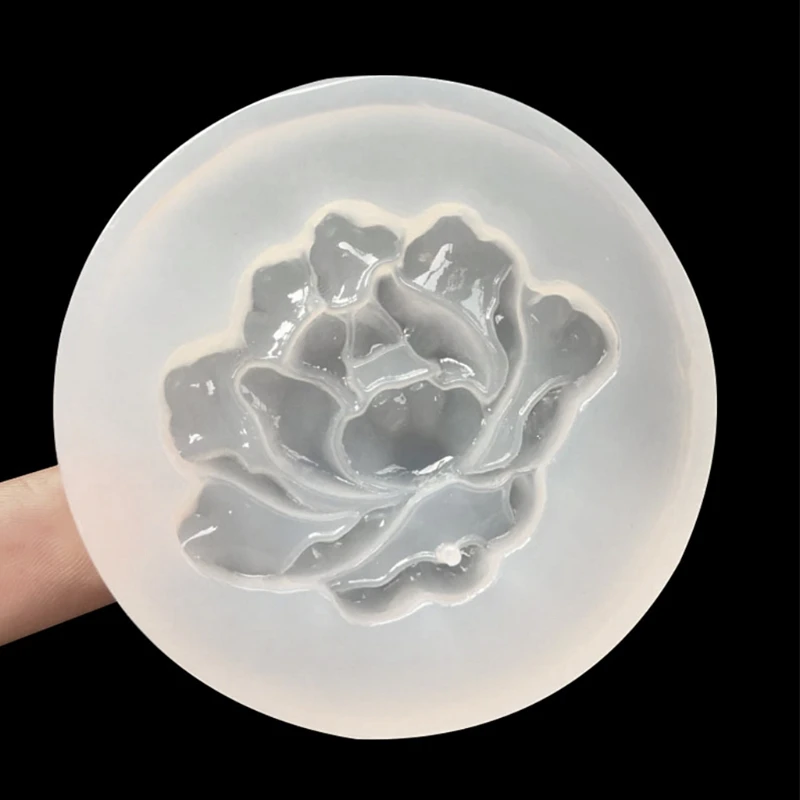 

Silicone Mold Flower 3D Mirror DIY Jewelry Cake Decoration Pendant Fondant Tools