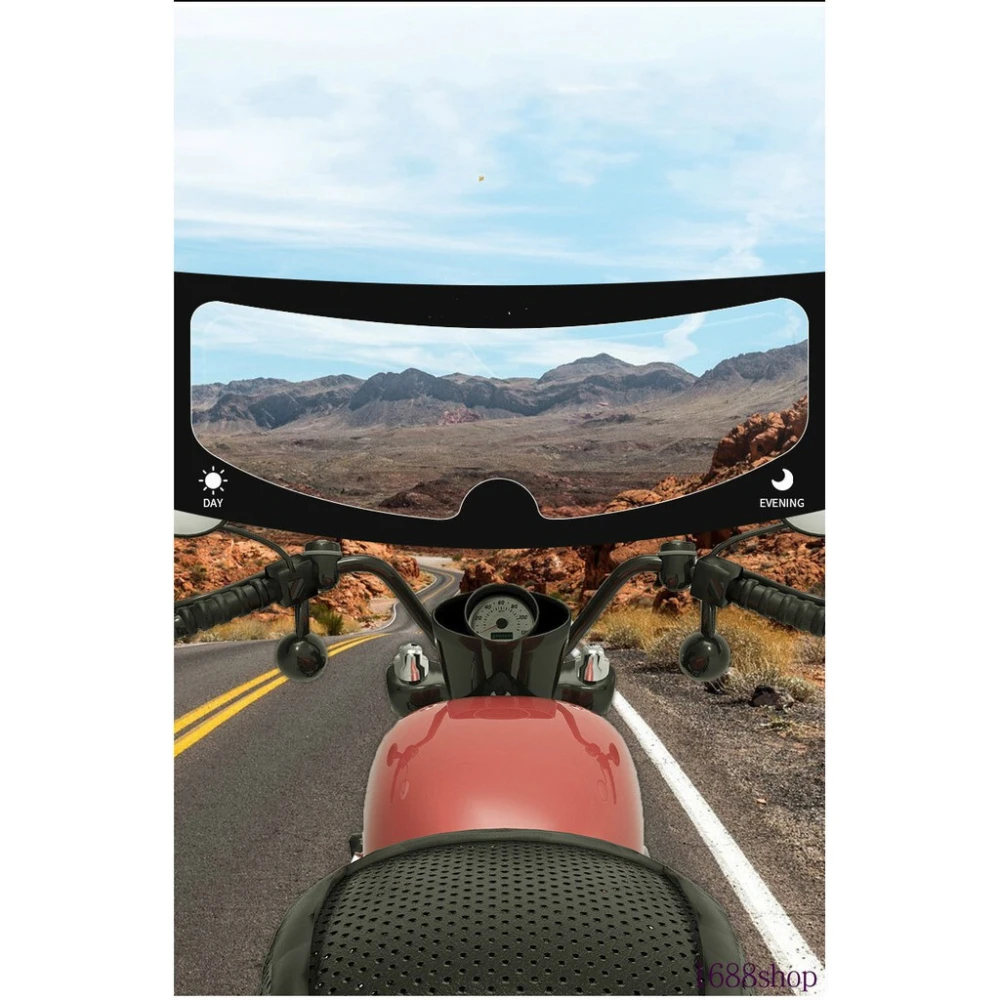 Универсальная полноразмерная Защитная пленка для шлема от дождя и запотевания