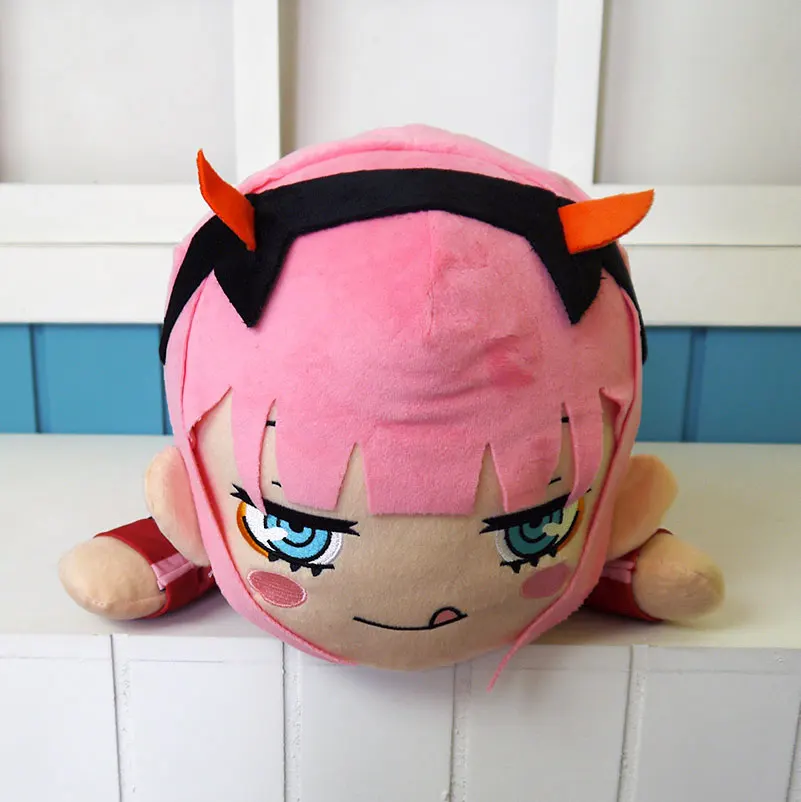 

Anime DARLING in the FRANXX Figure ZERO TWO Plush Toy Soft Stuffed Kawaii Doll Kids Gift 40cm