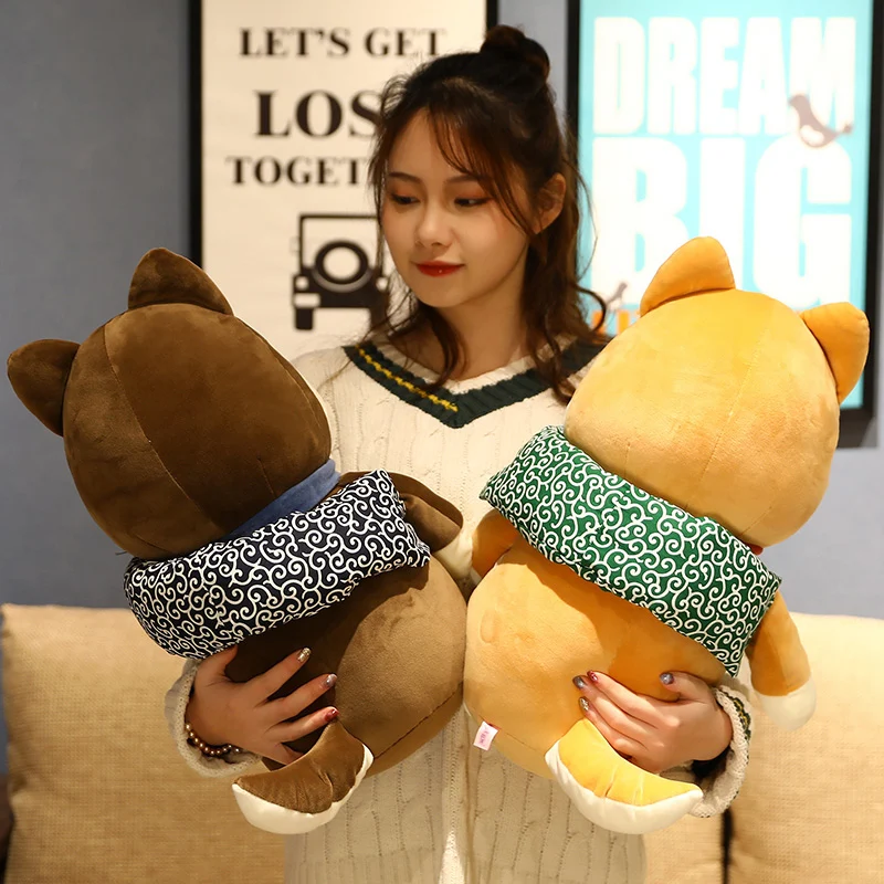 

Kawaii Dog Plush Toys Stuffed Soft Shiba Inu Cartoon Doll Animal Crossing Sleep Cushion Home Decor Birthday Gifts For Girls Kids
