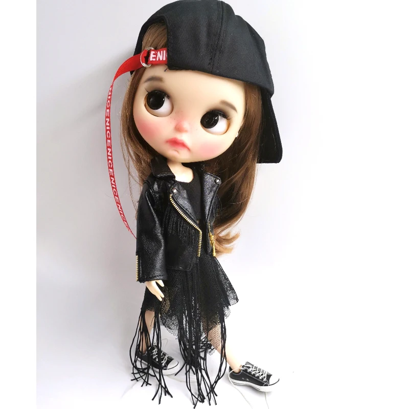 Крутая Модная Одежда для куклы Blyth, пальто для туалета/юбка для потока/шапка для Blyth, ob24, azone, pullip кукла 1/6, аксессуары для одежды