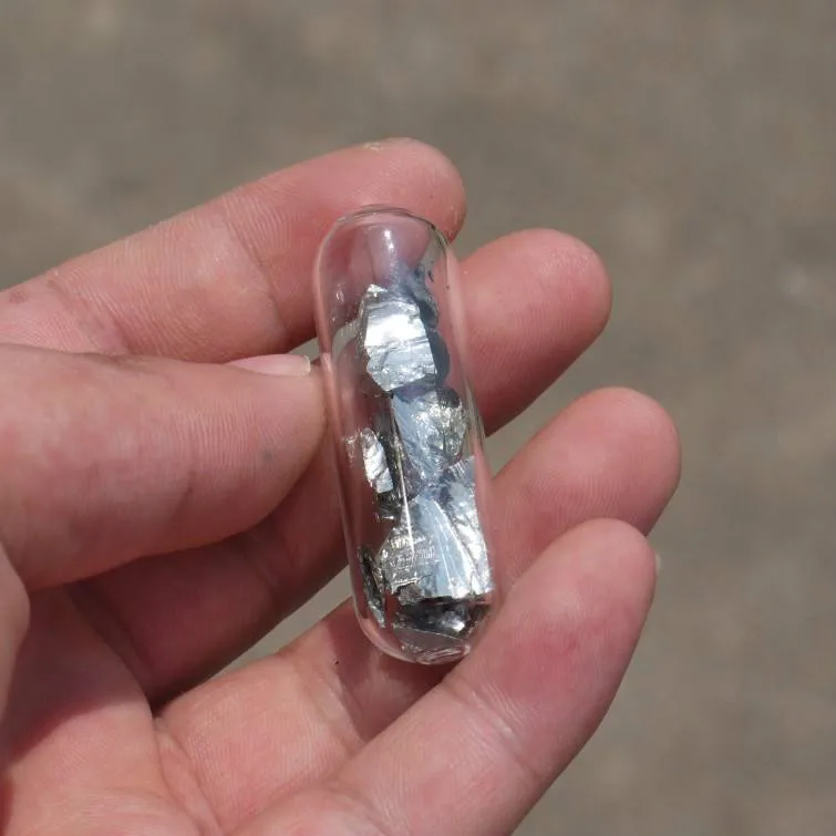 

5 gram 99.999% Germanium Metal in sealed vial Pure element 32 sample
