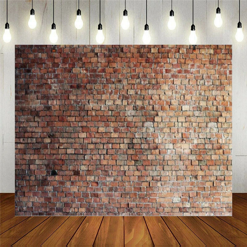 

Vintage Red Brick Wall Photo Photography Backdrop Newborn Baby Girls Adults Portrait Background Wallpaper Photo Studio Props