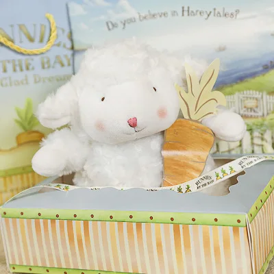 1pcs17cm Детские Kawaii с ушками ягненка плюшевые игрушки набитое мягкое животное