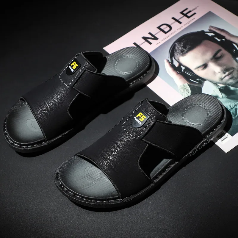 

Men's Summer Shoes Handmade Non-slip Designer Shoes Slippers Men Trend High Quality Breathable Fashion Casual Wear-resistant