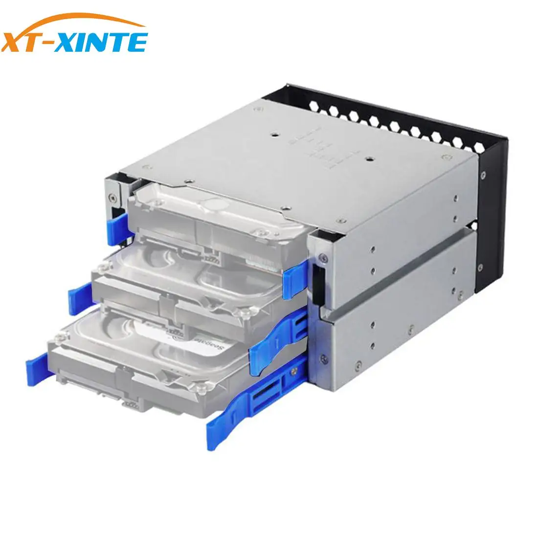 XT XINTE 3 Отсек большой емкости HDD жесткий диск клетка стойка SAS SATA лоток Caddy w кабель